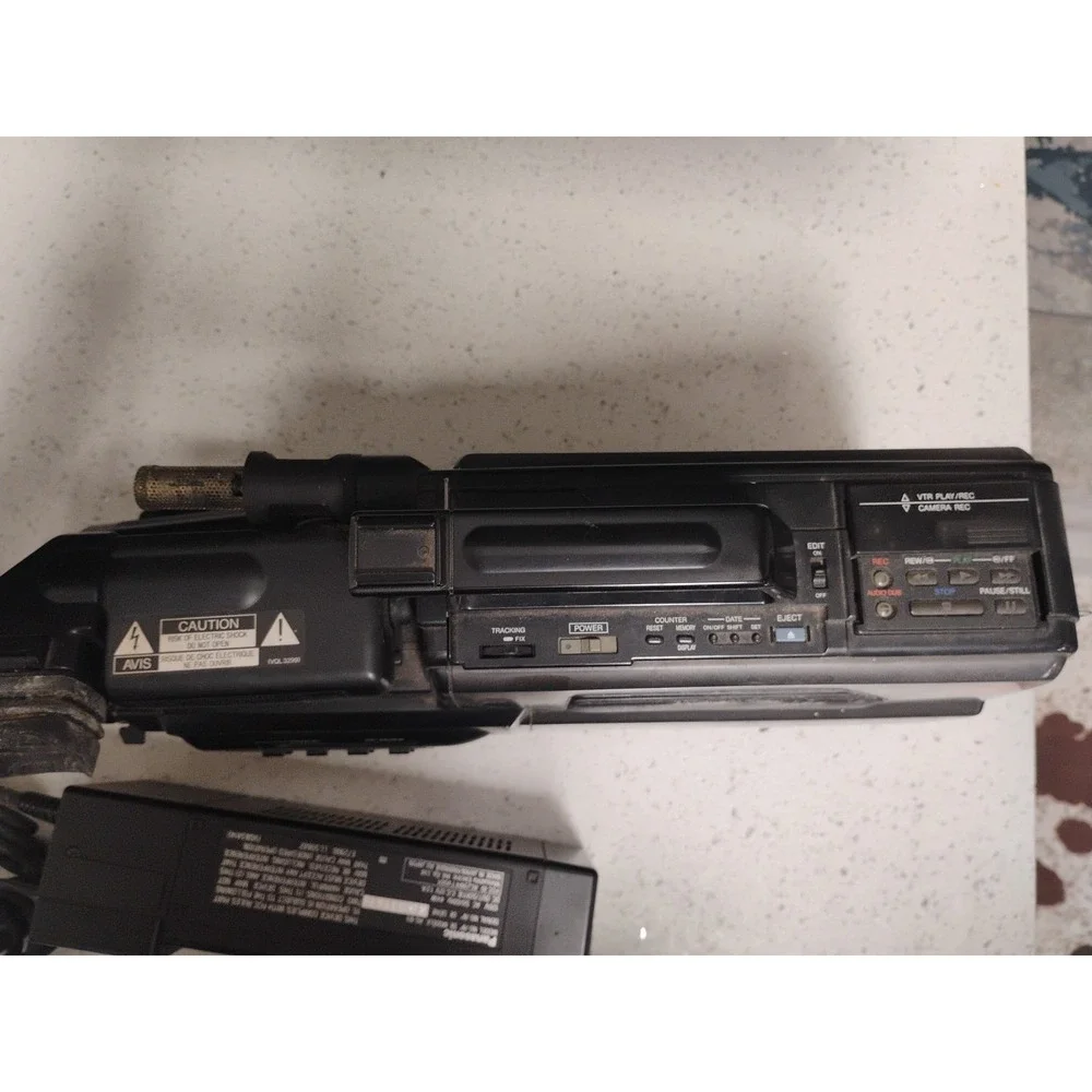 Panasonic VHS Reporter Mfg 1987 PARTS‎ ONLY Professional Camera With Case